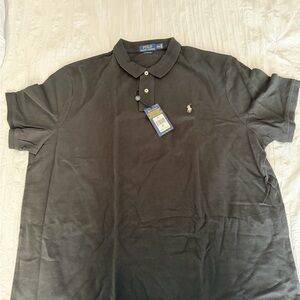 New-Polo by Ralph Lauren Men's Black Polo Shirt